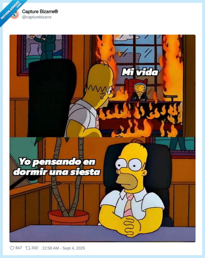 siesta,fuego,desastre