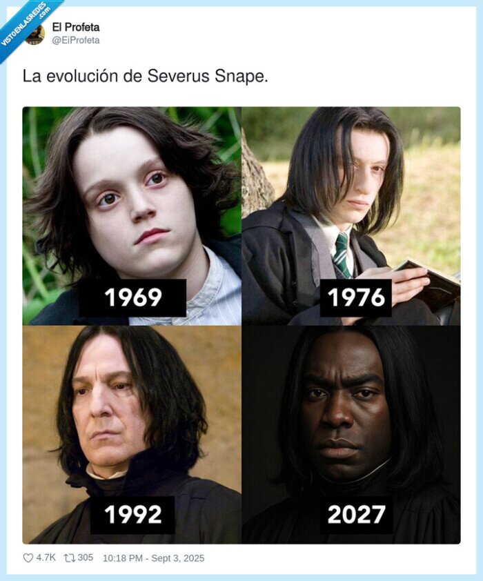 evolución,severus snape,hbo,harry potter
