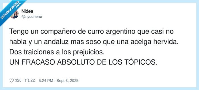 compañero,prejuicios,traiciones,argentino,tópicos,absoluto