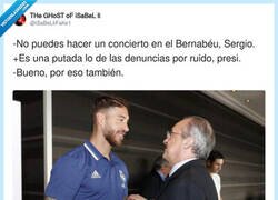 Enlace a Florentino teniendo mucho tacto con Sergio Ramos, por @iSaBeLIiFaKe1