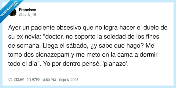 clonazepam,sábado,obsesivo,paciente,soporto