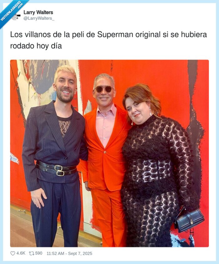 villanos,superman,la resistencia,cuadro,broncano,peli