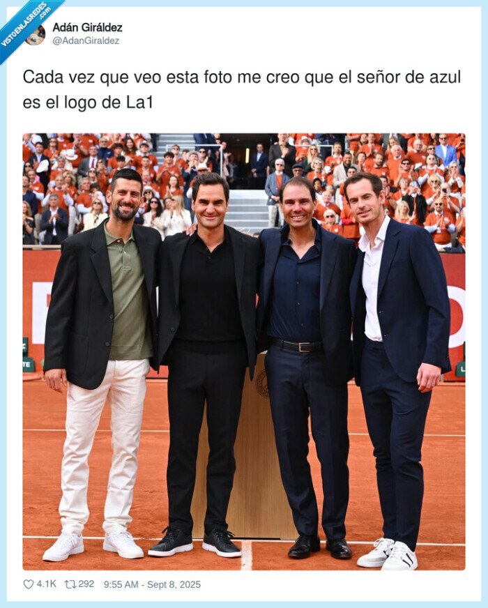 foto,tenistas,logo,tve1,rafa nadal,federer,djokovic,murray