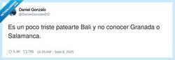 Enlace a Hoy en día es más común encontrarse a alguien que ha estado en Bali, por @DanielGonzaloDG