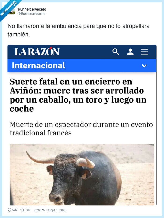 atropellar,ambulancia,toro,caballo,encierro