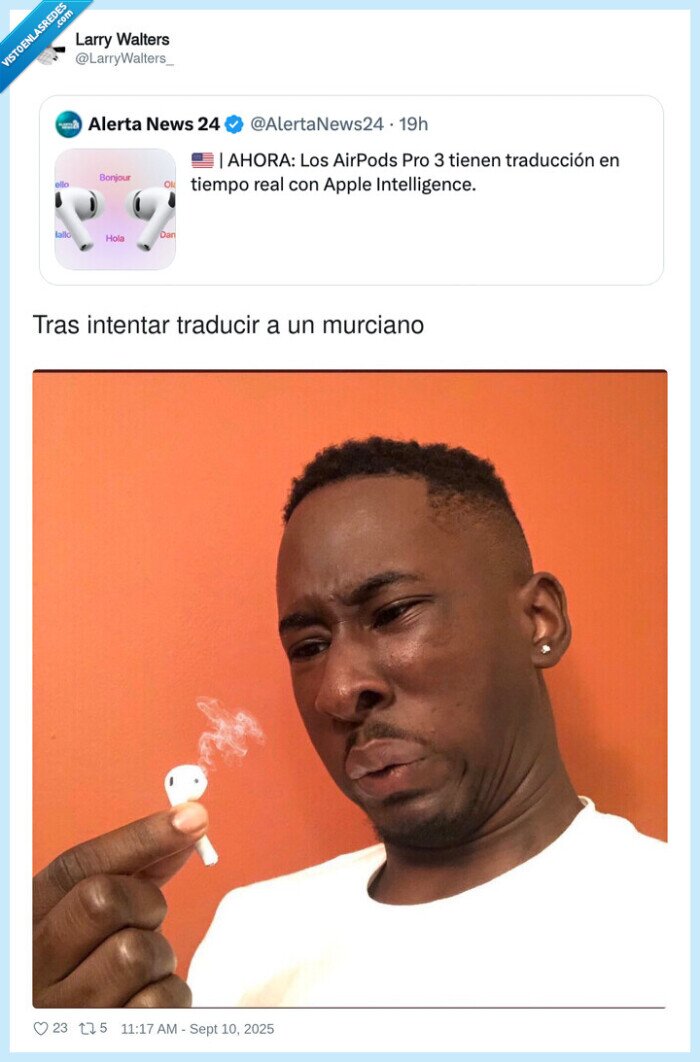 airpods,traducir,auriculares,murciano