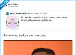 Enlace a Los nuevos airpods no funcionan en Murcia, por @LarryWalters_