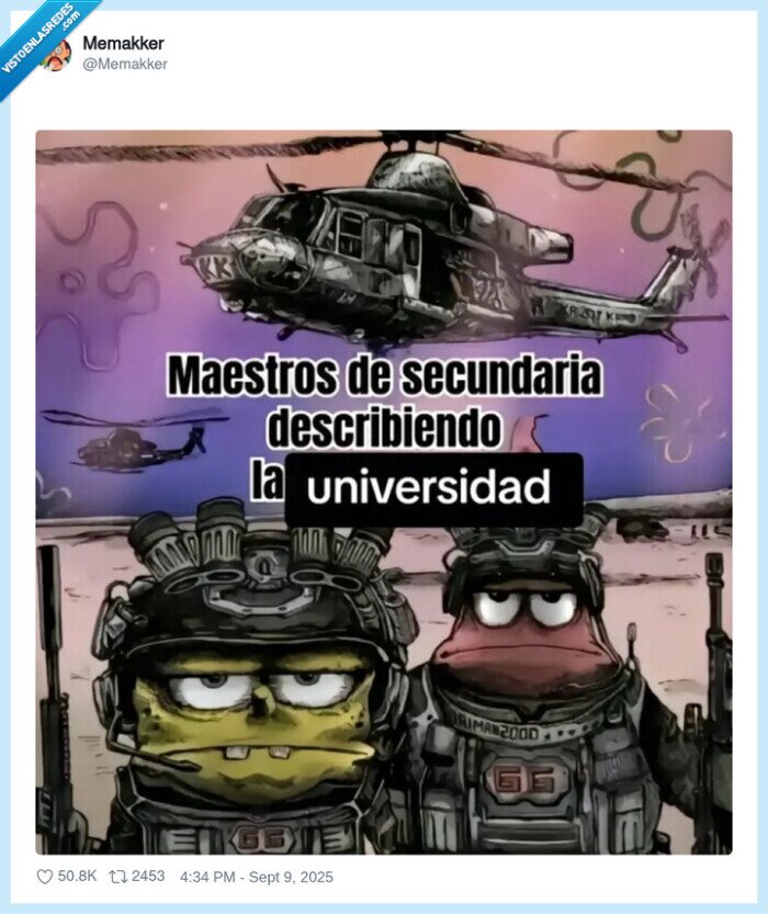 maestros,secundaria,trincheras,guerra,universidad