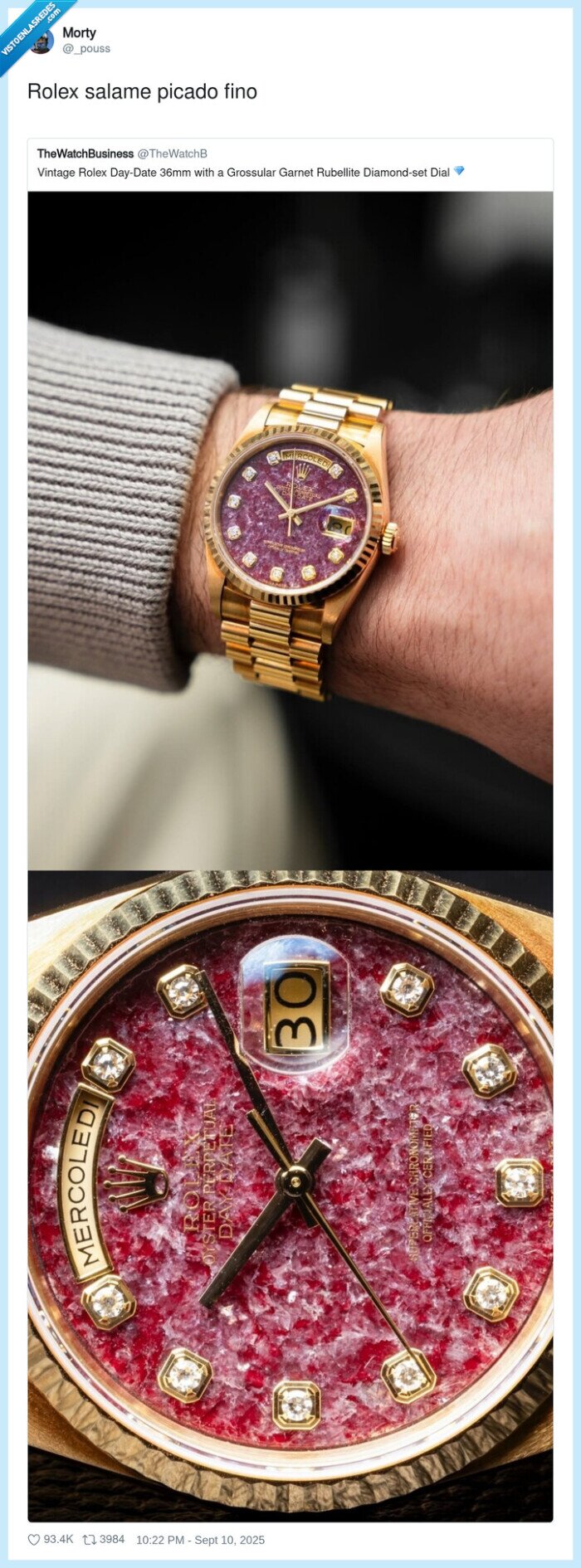 salame picado,rolex,fino