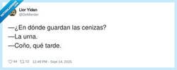Enlace a ¿La una ya?, por @DeMierder