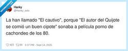 Enlace a El Cautivo, la nueva peli de Amenábar del Quijote, por @Hanky_solo