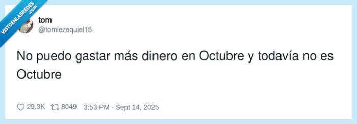 dinero,gastar,octubre