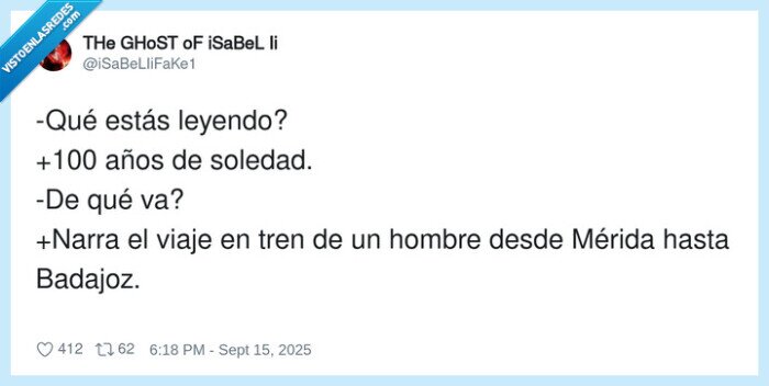 leyendo,soledad,mérida,badajoz,100 años de soledad