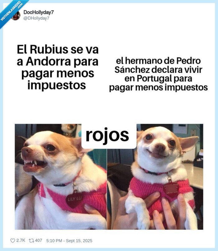 rojos,impuestos,rubius,andorra,hermano de pedro sanchez,psoe