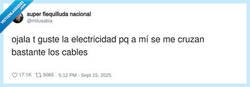 Enlace a La relación está que echa chispas, por @milusabia