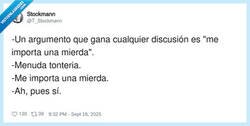 Enlace a Me importa una mie*da, por @T_Stockmann