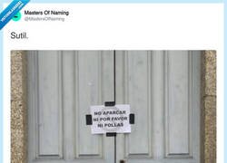 Enlace a A mí me ha convencido, parece agresivo, por @MastersOfNaming