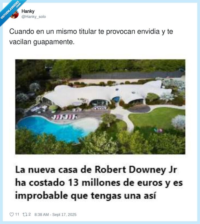 titular,envidia,vacilar,robert downey jr,mansion
