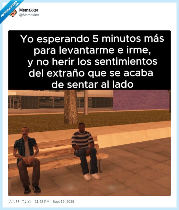 sentarse,banco,lado,herir sentimientos