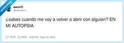 Enlace a Pues eso han conseguido, no me abro a nadie nunca más, por @useryann_
