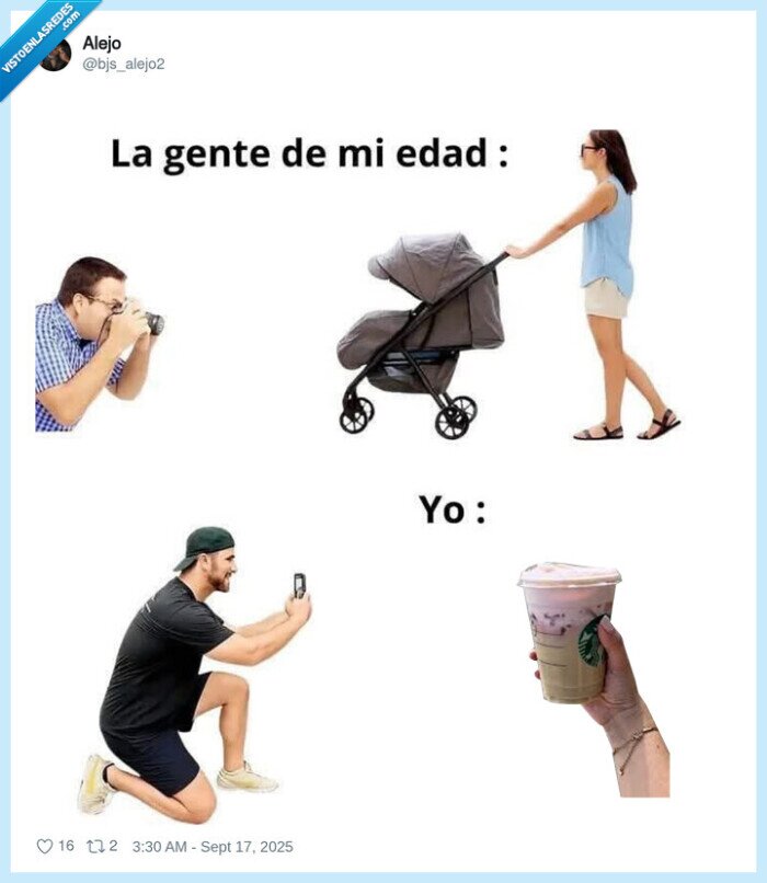 yo,edad,bebes,hijos,cafes de starbucks