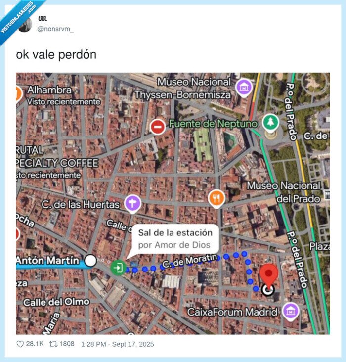 perdón,vale,salir,estación,amor de dios