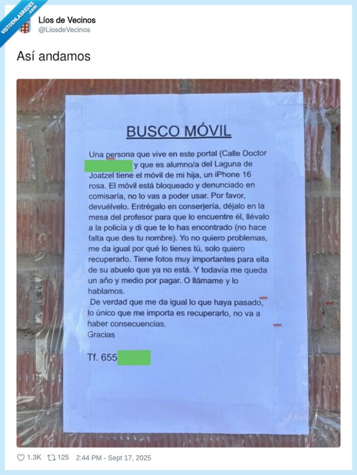 robo,iphone,colegio,niña,movil nuevo