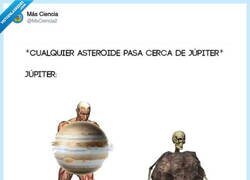 Enlace a Júpiter no solo atrae asteroides, sino que también los captura, los desvía o los mantiene en equilibrio en distintos puntos de su órbita