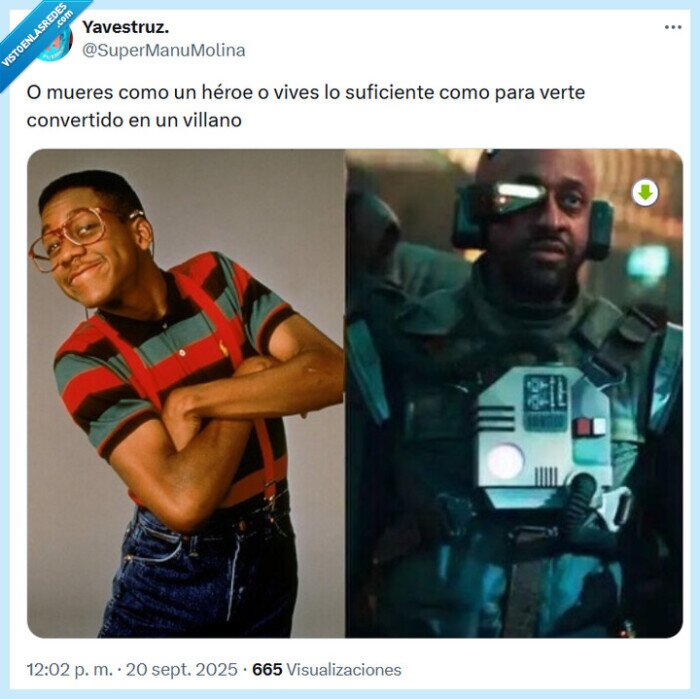 héroe,villano,urkel