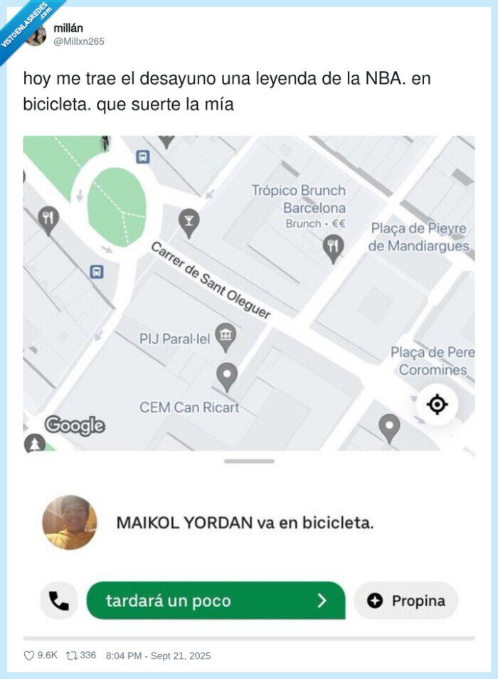 bicicleta,desayuno,leyenda,glovo