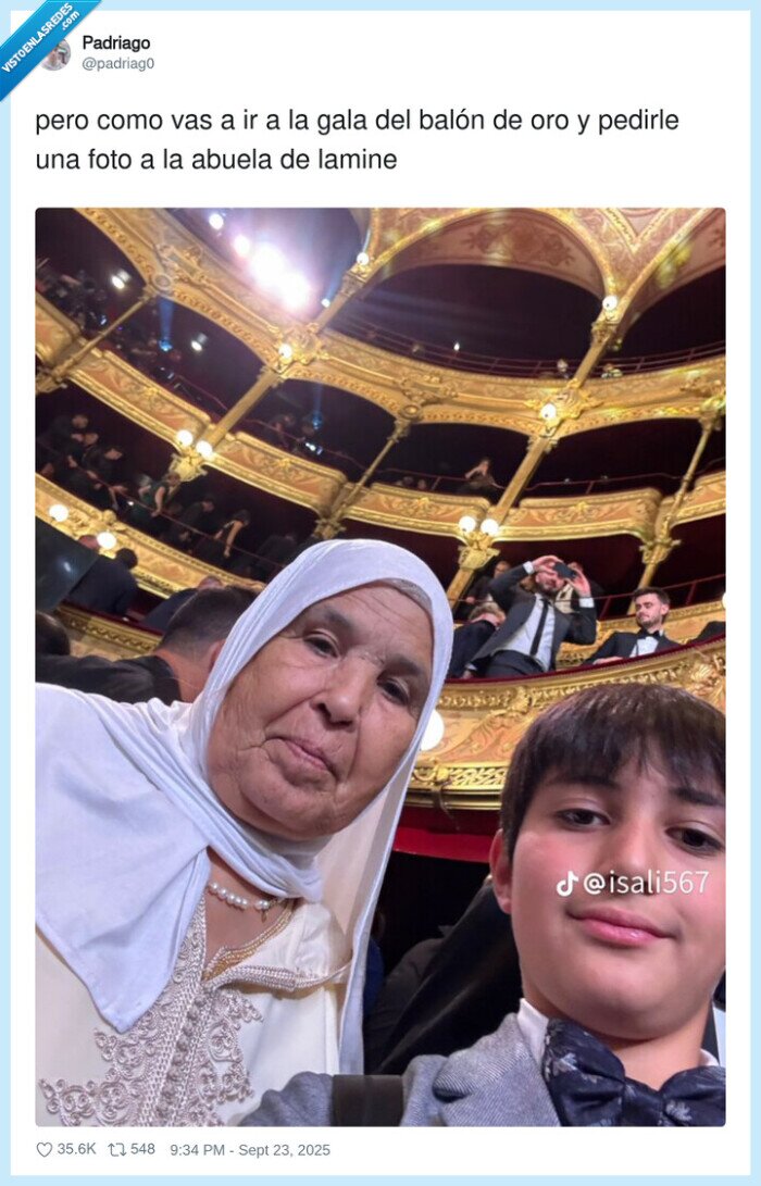 balón de oro,abuela,lamine