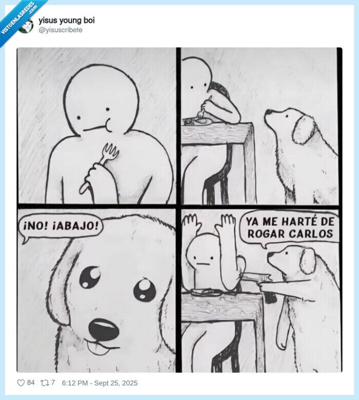 perro,rogar,carlos,pedir,comida