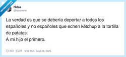 Enlace a En mi casa ni entra el ketchup, por @nyconene