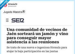 Enlace a Así sí que iría a las reuniones de vecinos, por @etfelicitofill