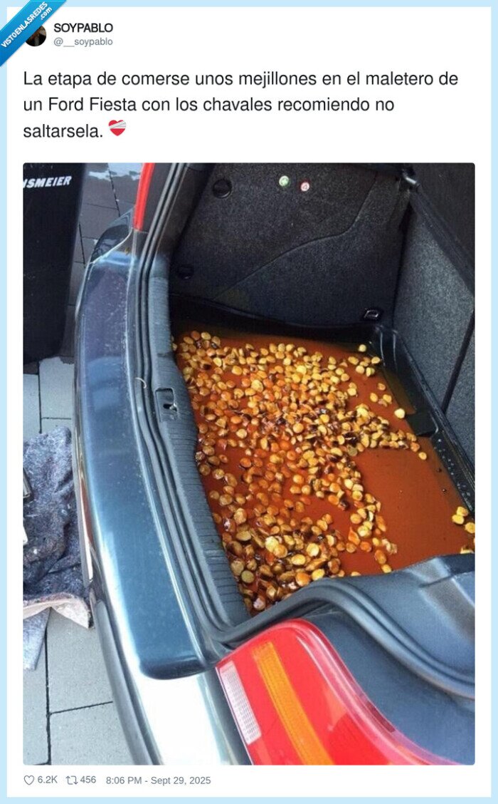 mejillones,maletero,chavales