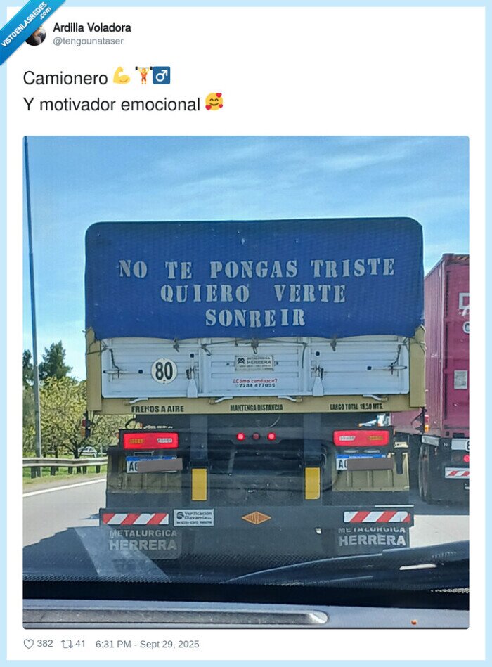camionero,motivador,emocional,sonreir
