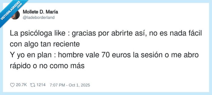 psicóloga,reciente,abrirse,rápido,sesión