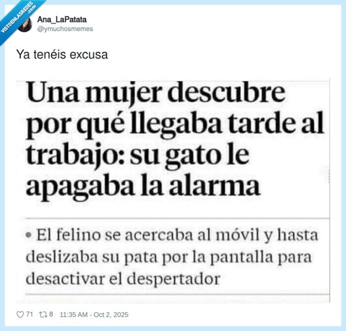 excusa,llegar tarde,trabajo,alarma