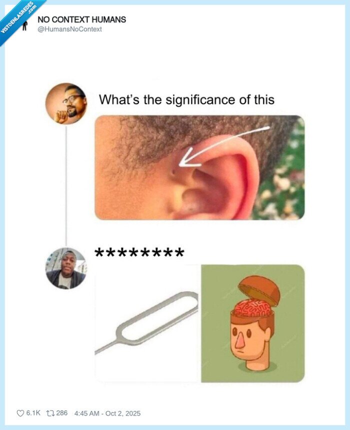 agujero,oreja,abrir,clip,iphone