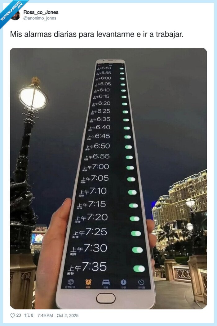 levantarme,trabajar,alarmas,diarias,iphone
