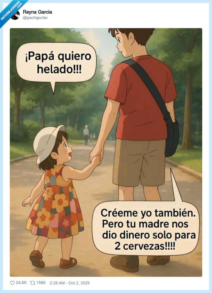 padre,hija,helado,capricho,dinero