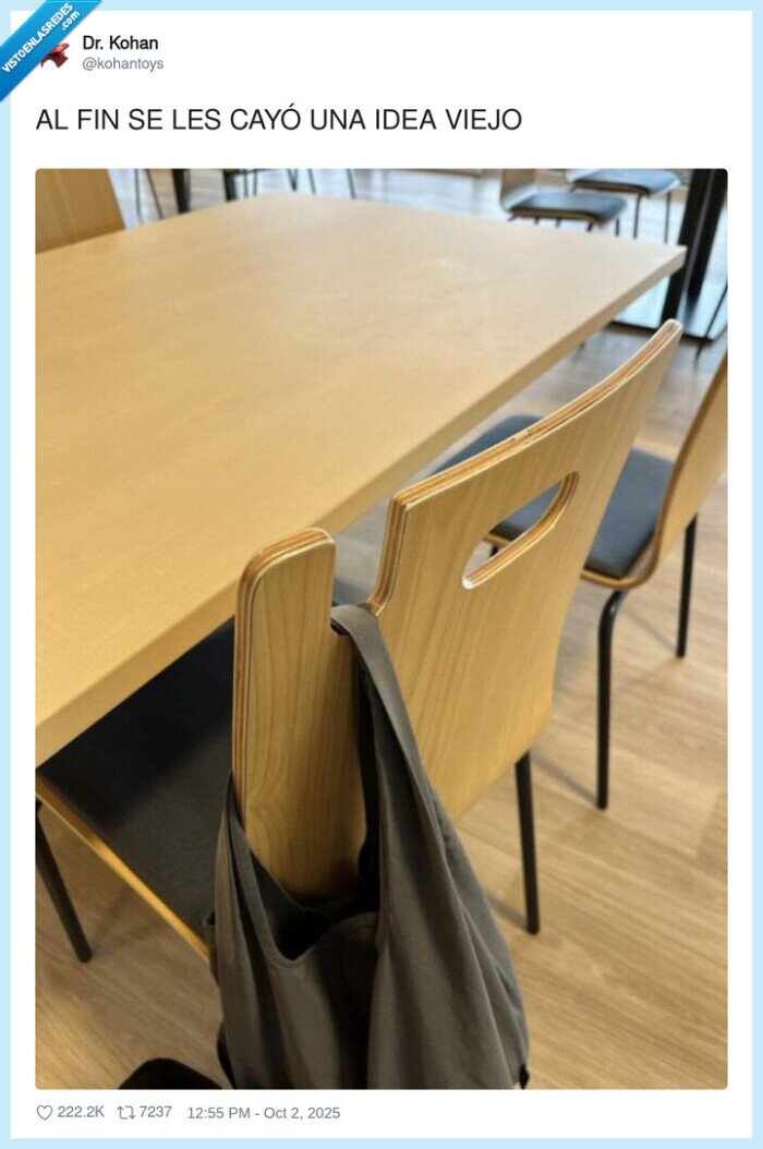 idea,silla,colgar,mochila