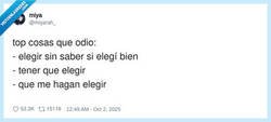 Enlace a Resumen: odio elegir por @miyarah_