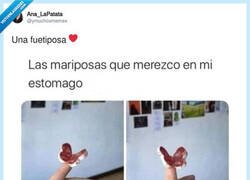 Enlace a Quiero sentir esas mariposas en mi estómago, por @ymuchosmemes