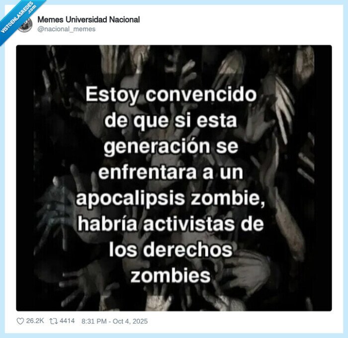 apocalipsis zombie,zombies,derechos zombies,generación