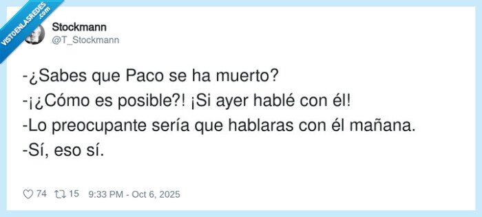 preocupante,hablar,posible,muerto