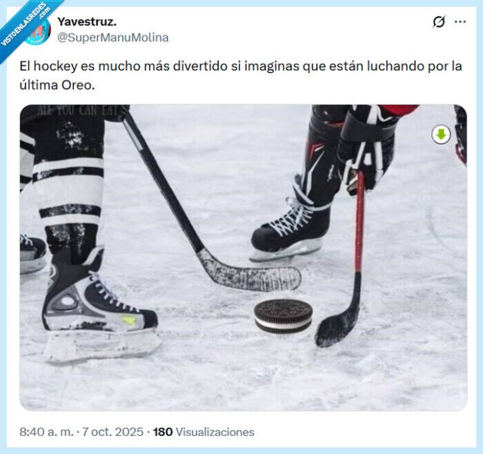 oreo,hockey,divertido