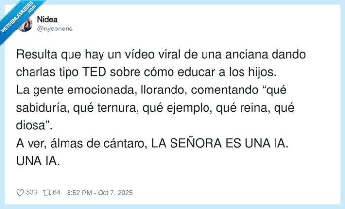 ia,abuela,charla ted,educación