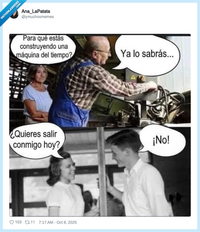 máquina del tiempo,construir,romper,pareja