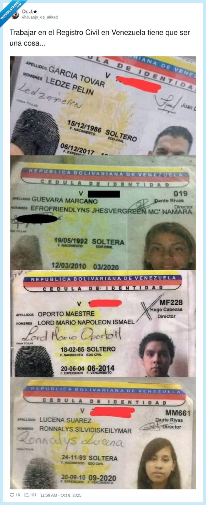 trabajar,venezuela,registro civil,dni,id